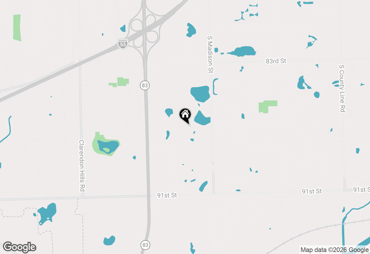 Map of 8673 Timber Ridge Drive, Burr Ridge, IL 60527