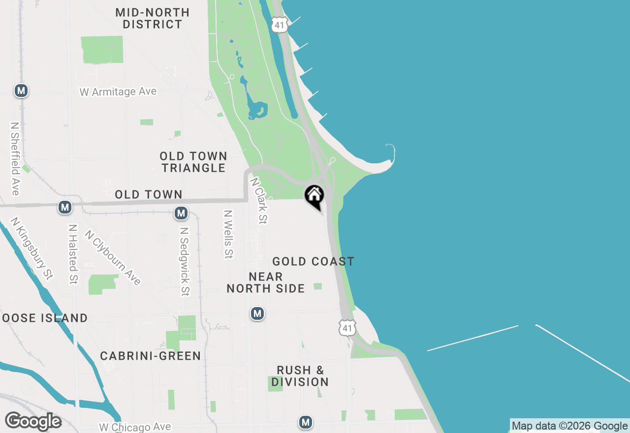 Map of 1515 N Astor Street #23BC, Chicago, IL 60610