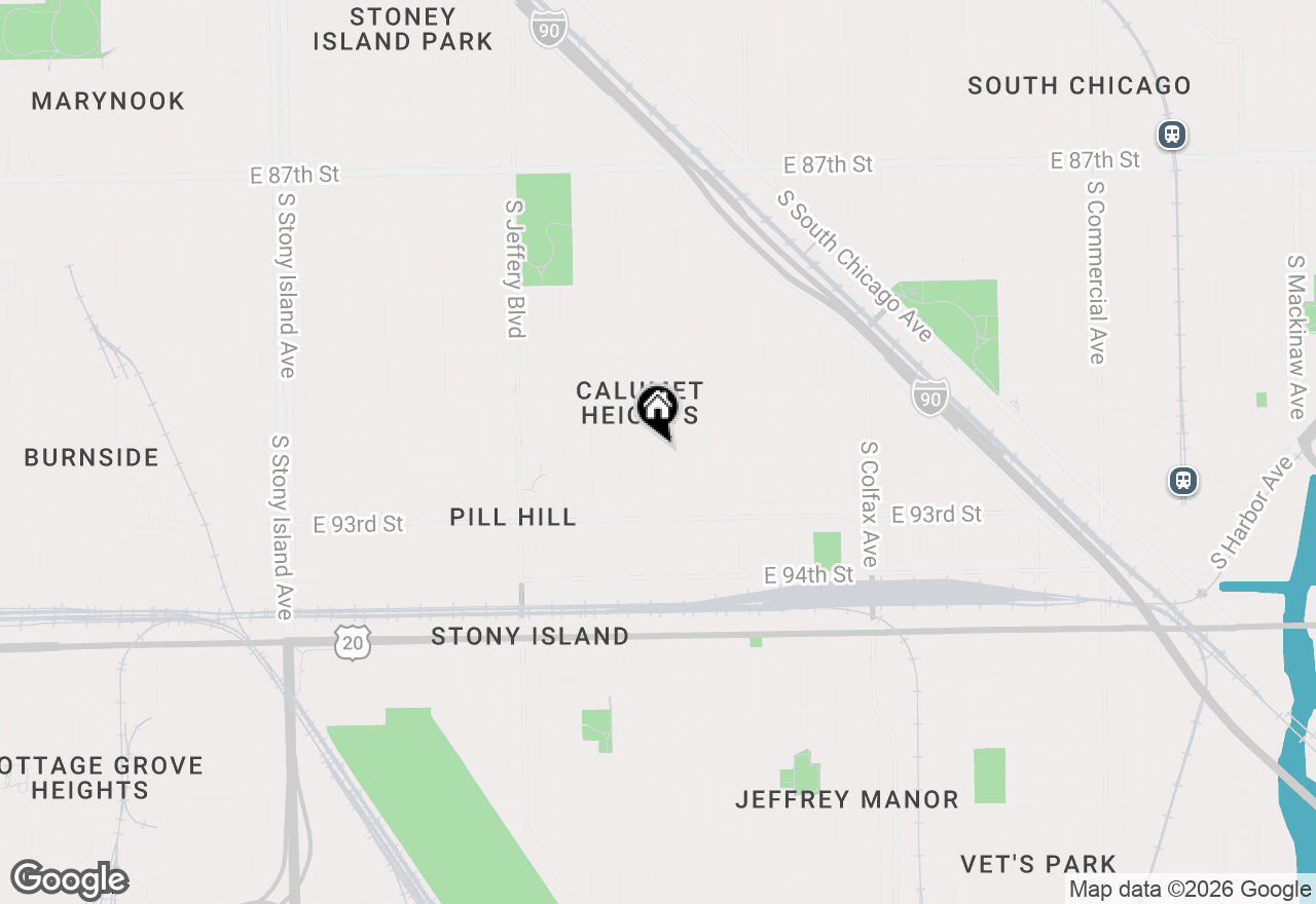 Map of 9154 S Luella Avenue, Chicago, IL 60617