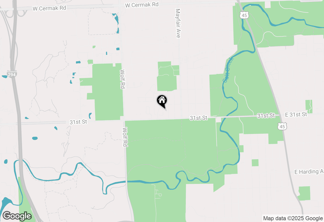 Map of 3038 Ashton Court, Westchester, IL 60154