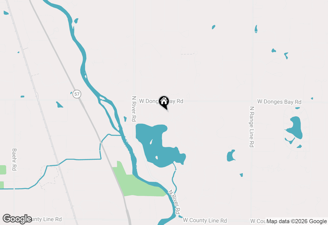 Map of 10312 N Versailles Ct, Mequon, WI 53092