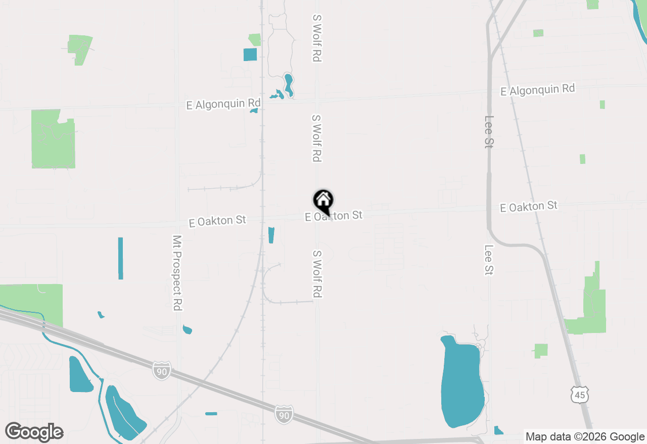 Map of 607 E Oakton Street, Des Plaines, IL 60018