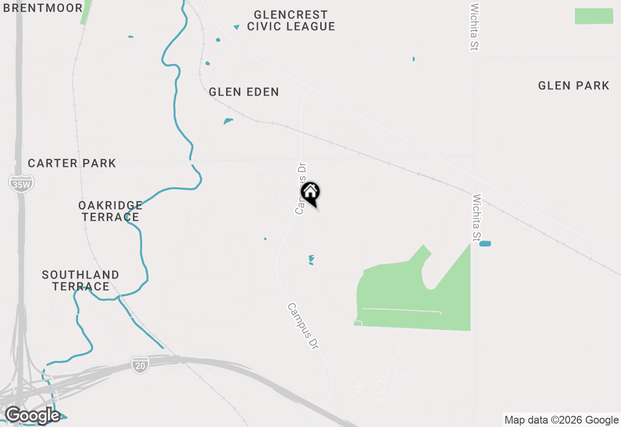 Map of 4516 Alamosa Street, Fort Worth, TX 76119