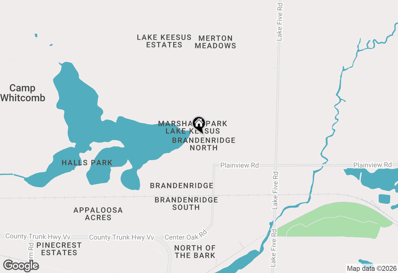 Map of W280N8123 Black Diamond Ct, Hartland, WI 53029