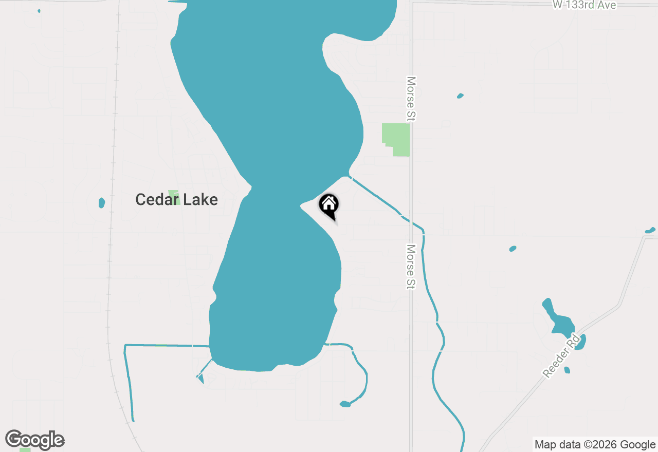 Map of 7709 W 140th Place, Cedar Lake, IN 46303