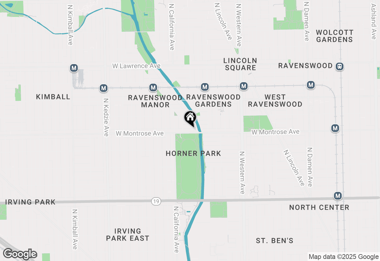 Map of 2700 W Montrose Avenue #2, Chicago, IL 60618