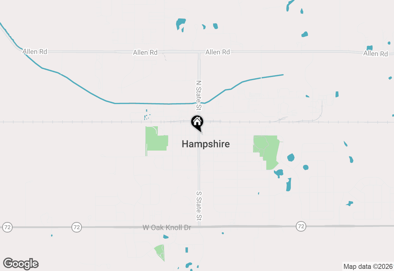 Map of 1455 Highbrook Avenue, Hampshire, IL 60140