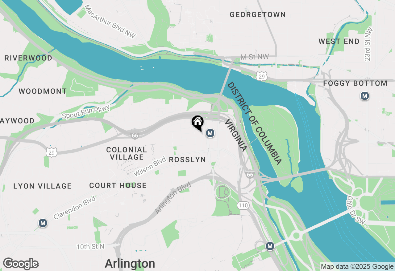 Map of 1411 Key Boulevard #306, Arlington, VA 22209