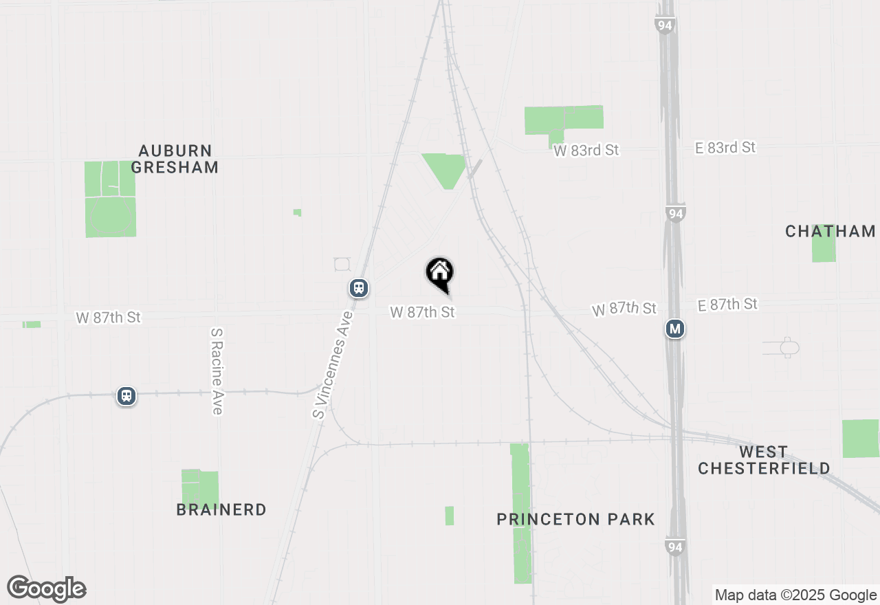 Map of (Address confidential), Chicago, Illinois 60620