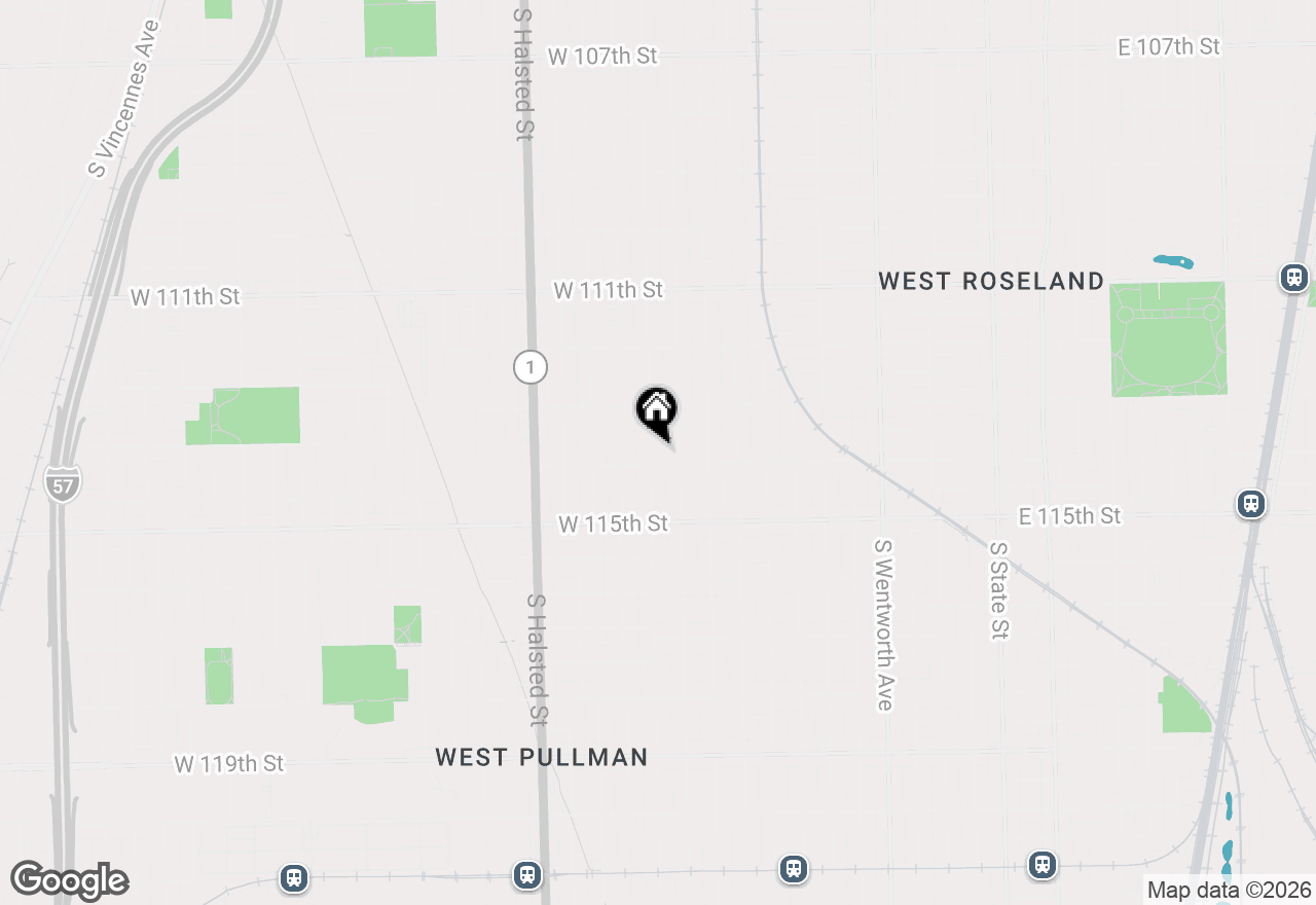 Map of 11351 S Wallace Street, Chicago, IL 60628