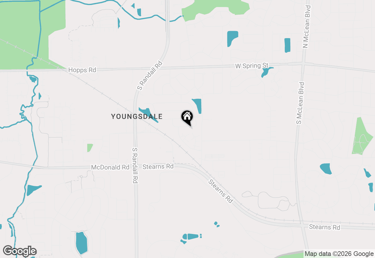 Map of 1743 Newbridge Circle, Elgin, IL 60123