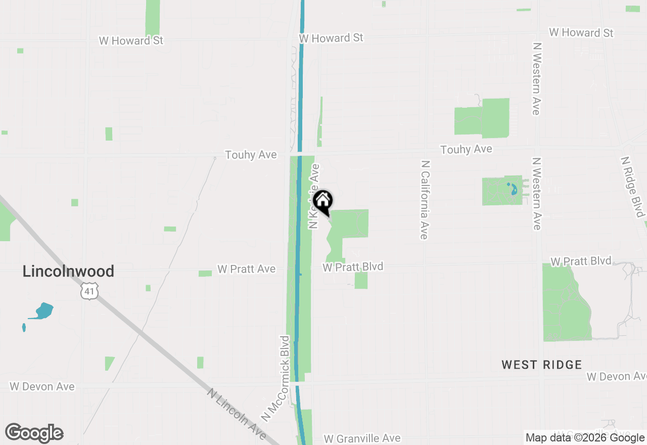 Map of 6933 N Kedzie Avenue #603, Chicago, IL 60645