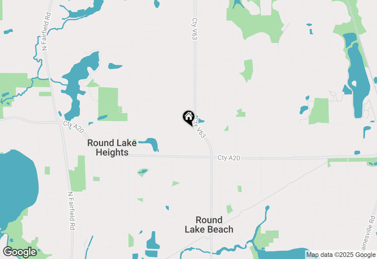 Map of 410 Meadow Green Lane, Round Lake, IL 60073