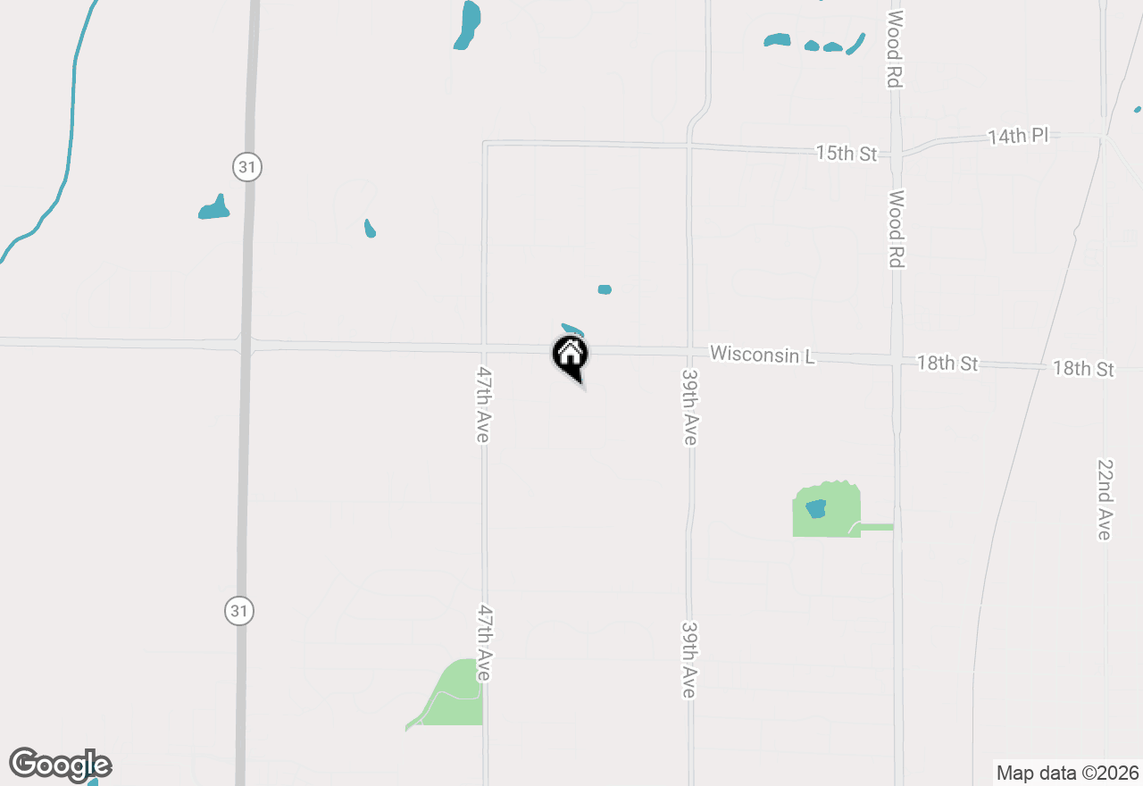 Map of 4413 19th St, Kenosha, WI 53144