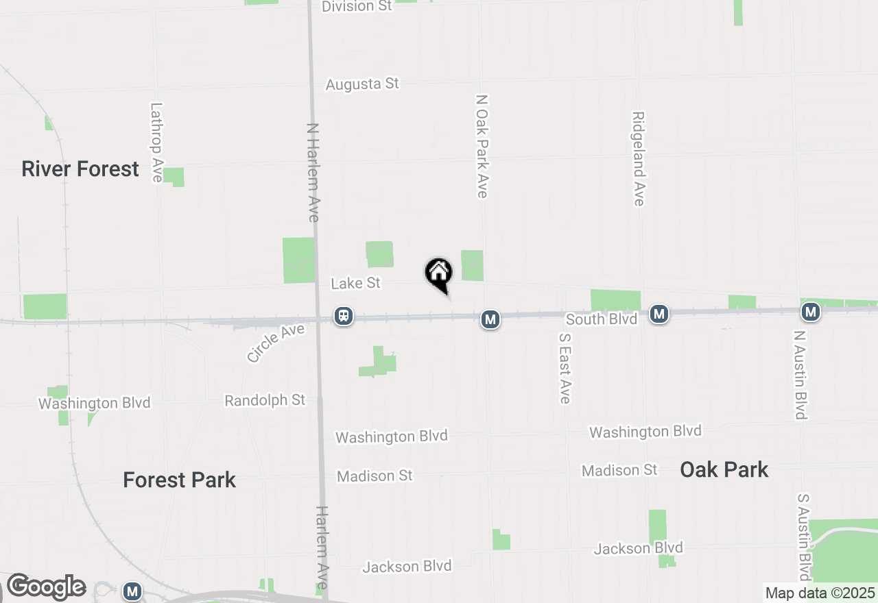 Map of 111 N Kenilworth Avenue, Glen Ellyn, IL 60137