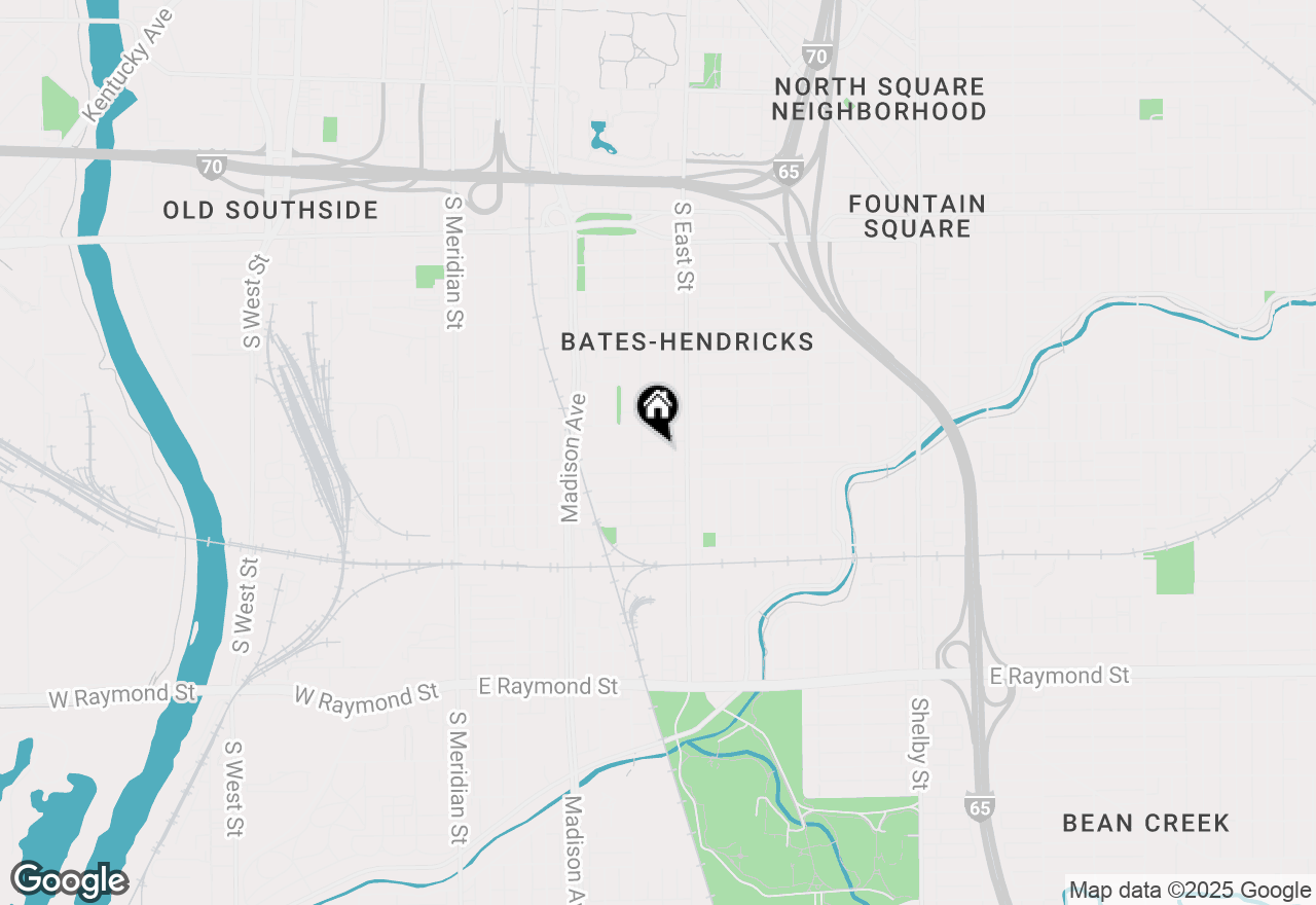 Map of 350 E Minnesota Street, Indianapolis, IN 46225