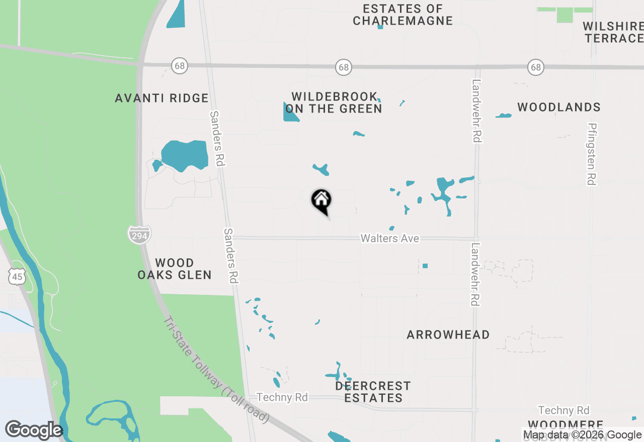 Map of 1317 Eskin Drive, Northbrook, IL 60062