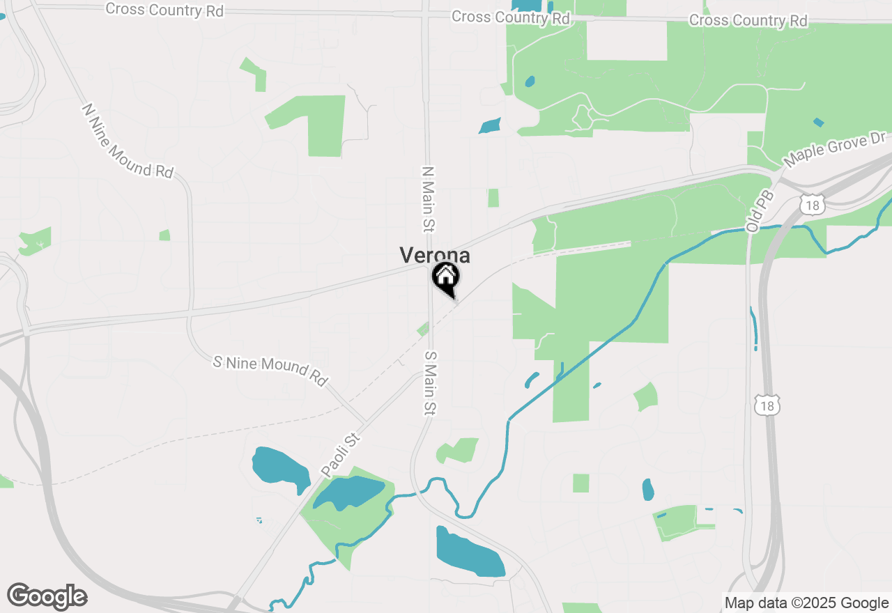 Map of 158 Depot Drive, Verona, WI 53593
