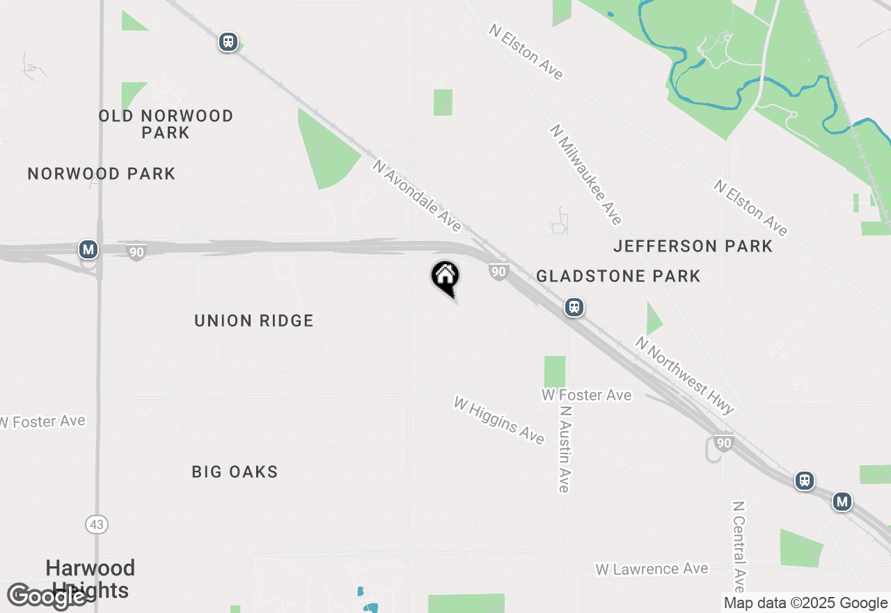 Map of 5412 N Mobile Avenue, Chicago, IL 60630