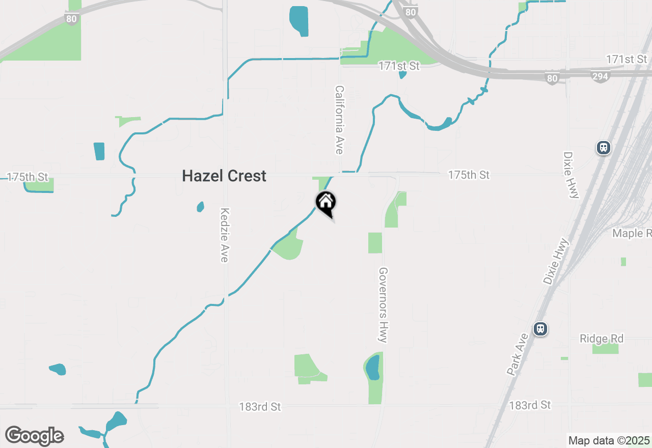 Map of 2811 Knollwood Place, Hazel Crest, IL 60429