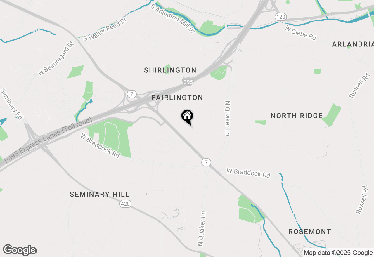 Map of 4505 36th Street S #B2, Arlington, VA 22206