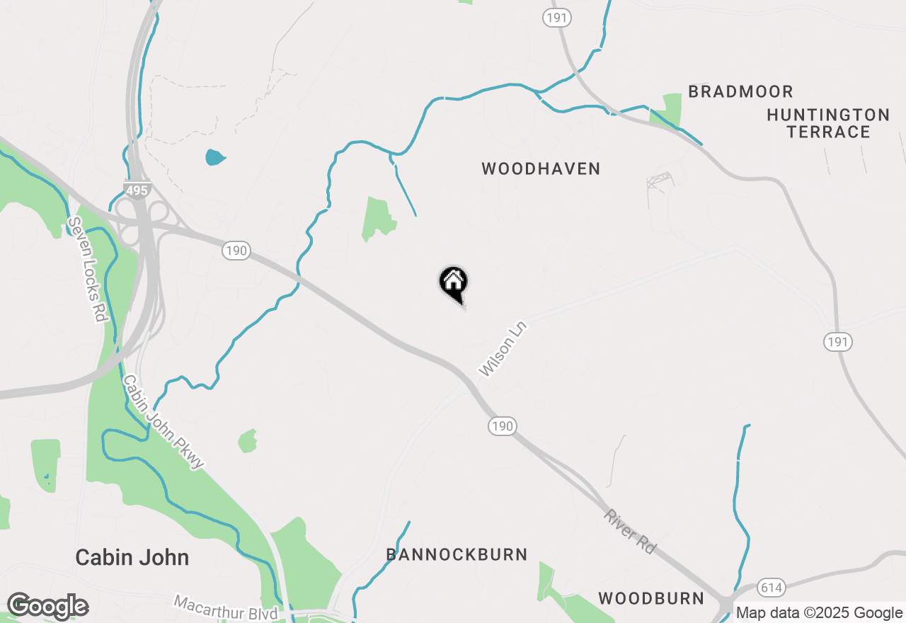 Map of 7604 Massena Road, Bethesda, MD 20817