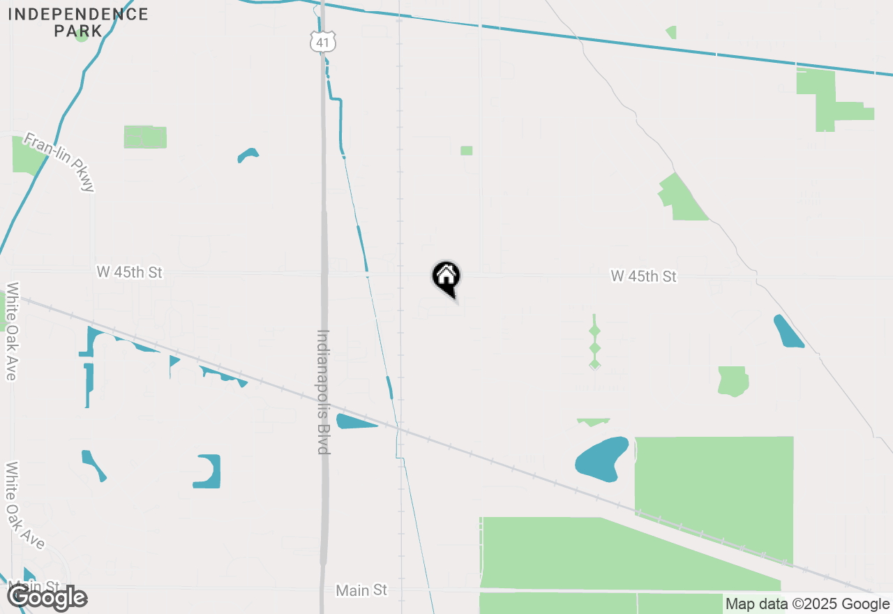 Map of 2640 Georgetown Drive #D2, Highland, IN 46322