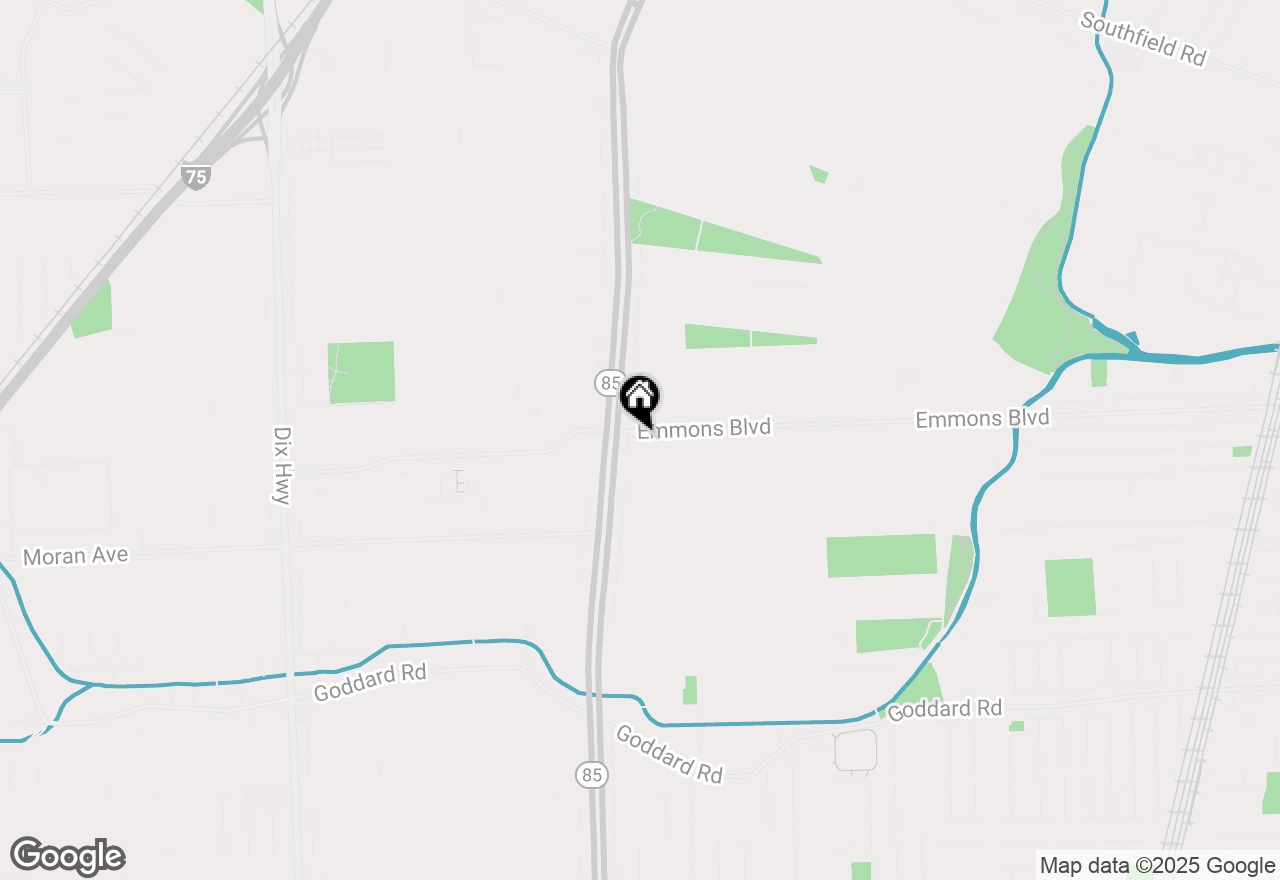 Map of 1079 Emmons Boulevard, Lincoln Park, MI 48146