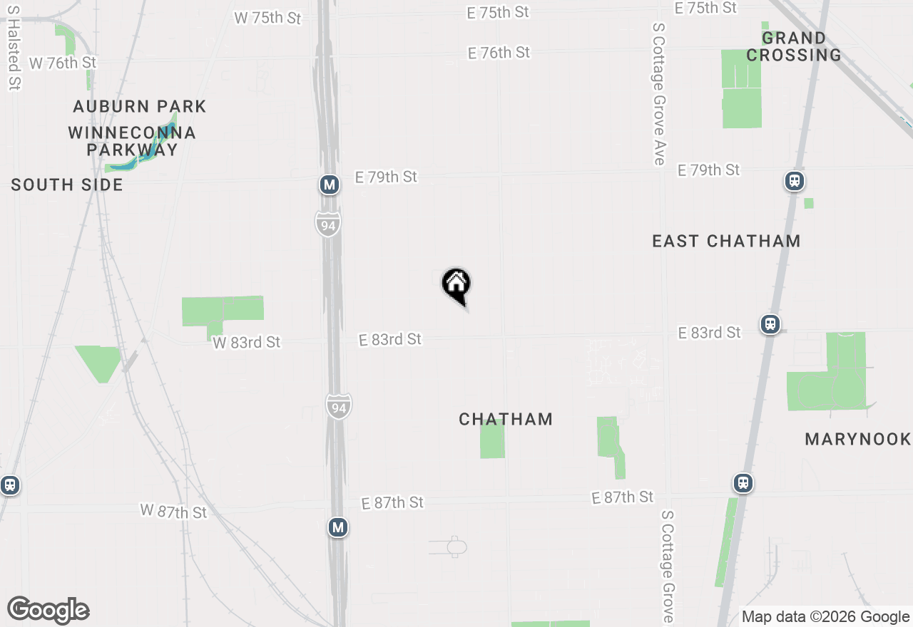 Map of 8225 S Prairie Avenue #1, Chicago, IL 60619