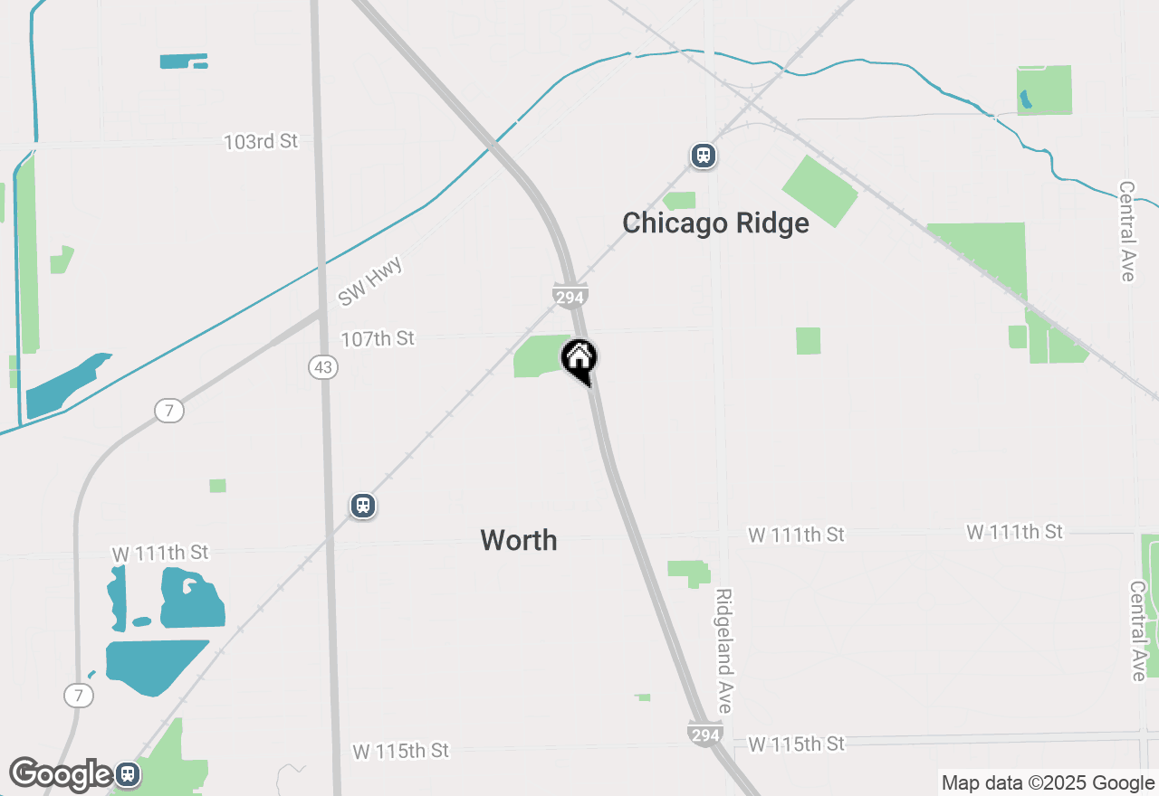 Map of 10811 S Lloyd Drive #2, Worth, IL 60482