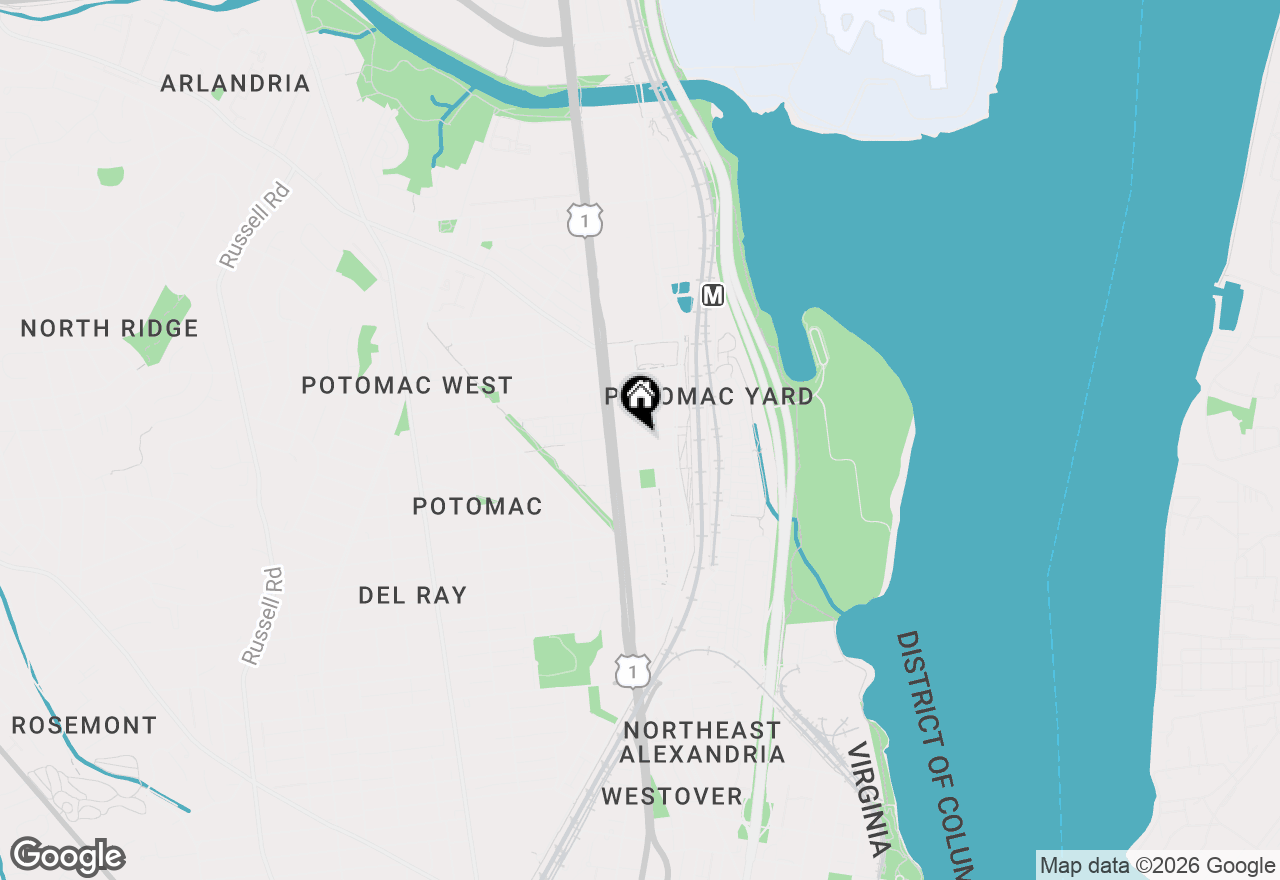 Map of 701 Swann Avenue #406, Alexandria, VA 22301