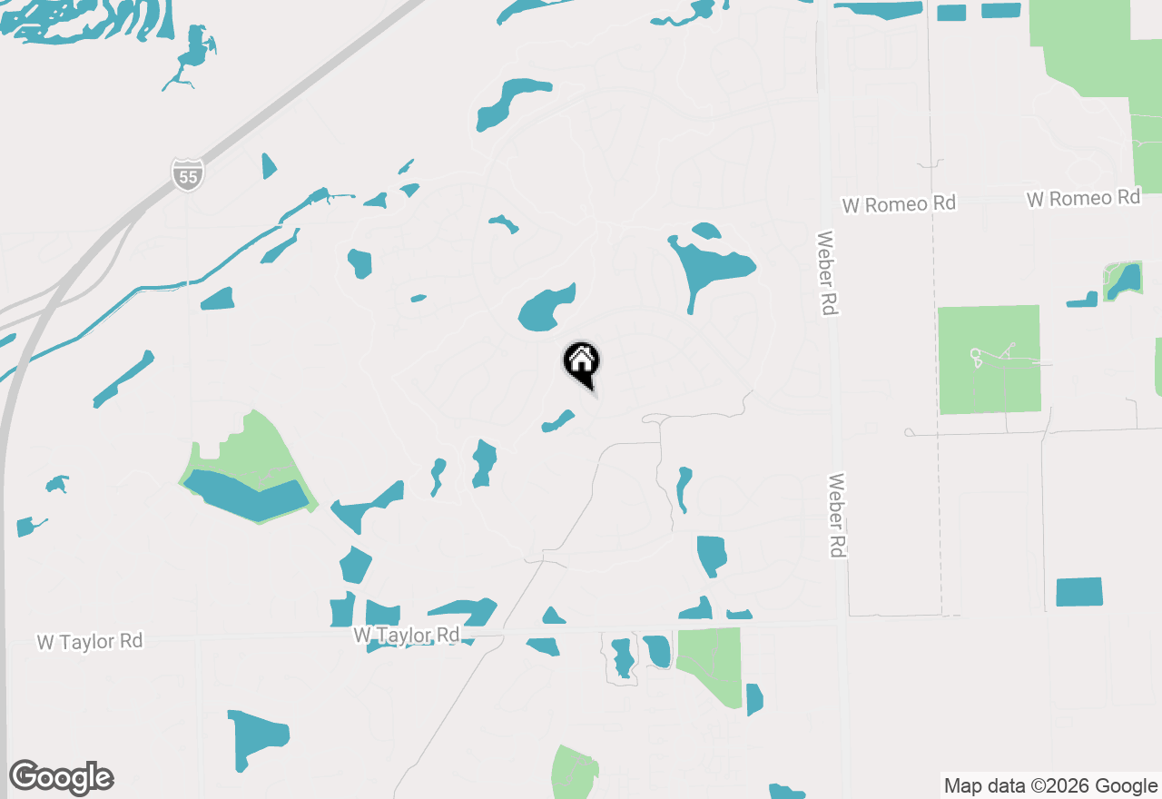 Map of 13865 S Balsam Lane #D, Plainfield, IL 60544