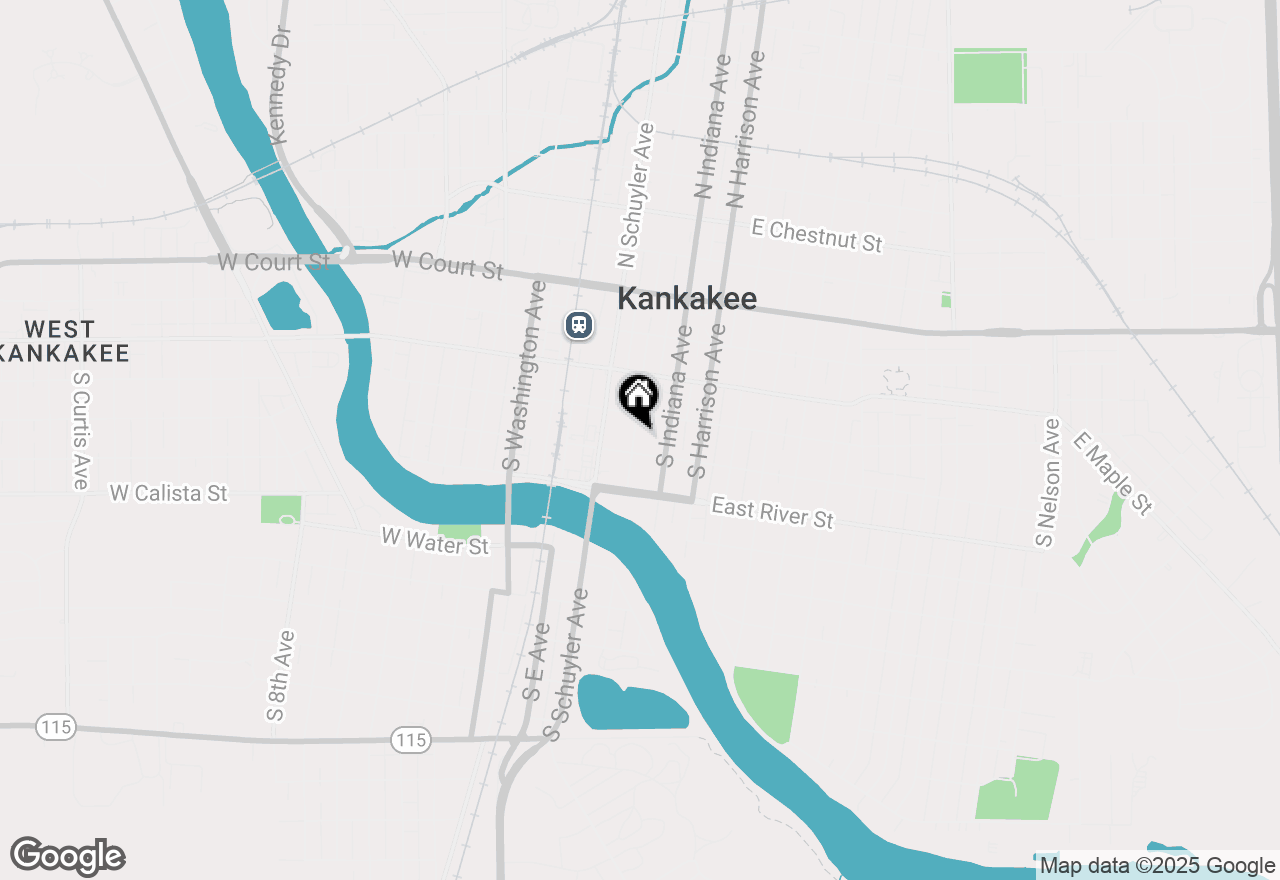 Map of 450 S Dearborn Avenue, Kankakee, IL 60901