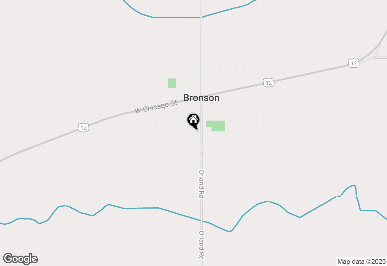 Map of 121 W Grant Street, Bronson, MI 49028