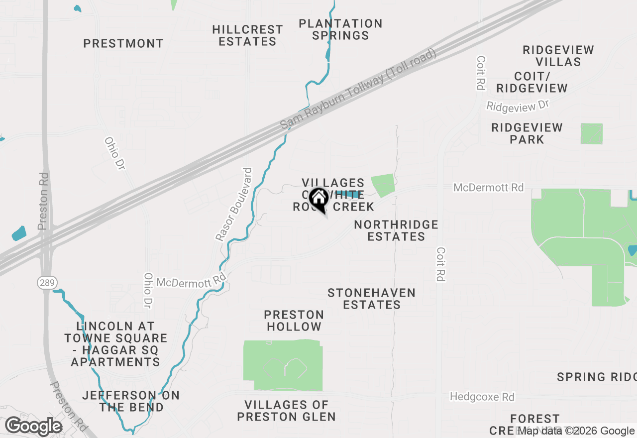 Map of 4500 Sandy Water Lane, Plano, TX 75024