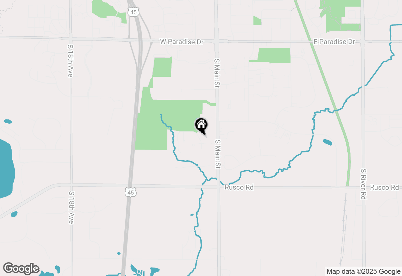 Map of 2633 Esker Dr, West Bend, WI 53095