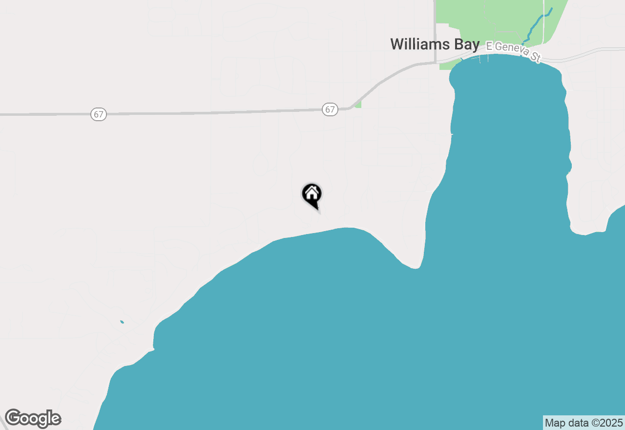 Map of 257 Constance Blvd, Williams Bay, WI 53191