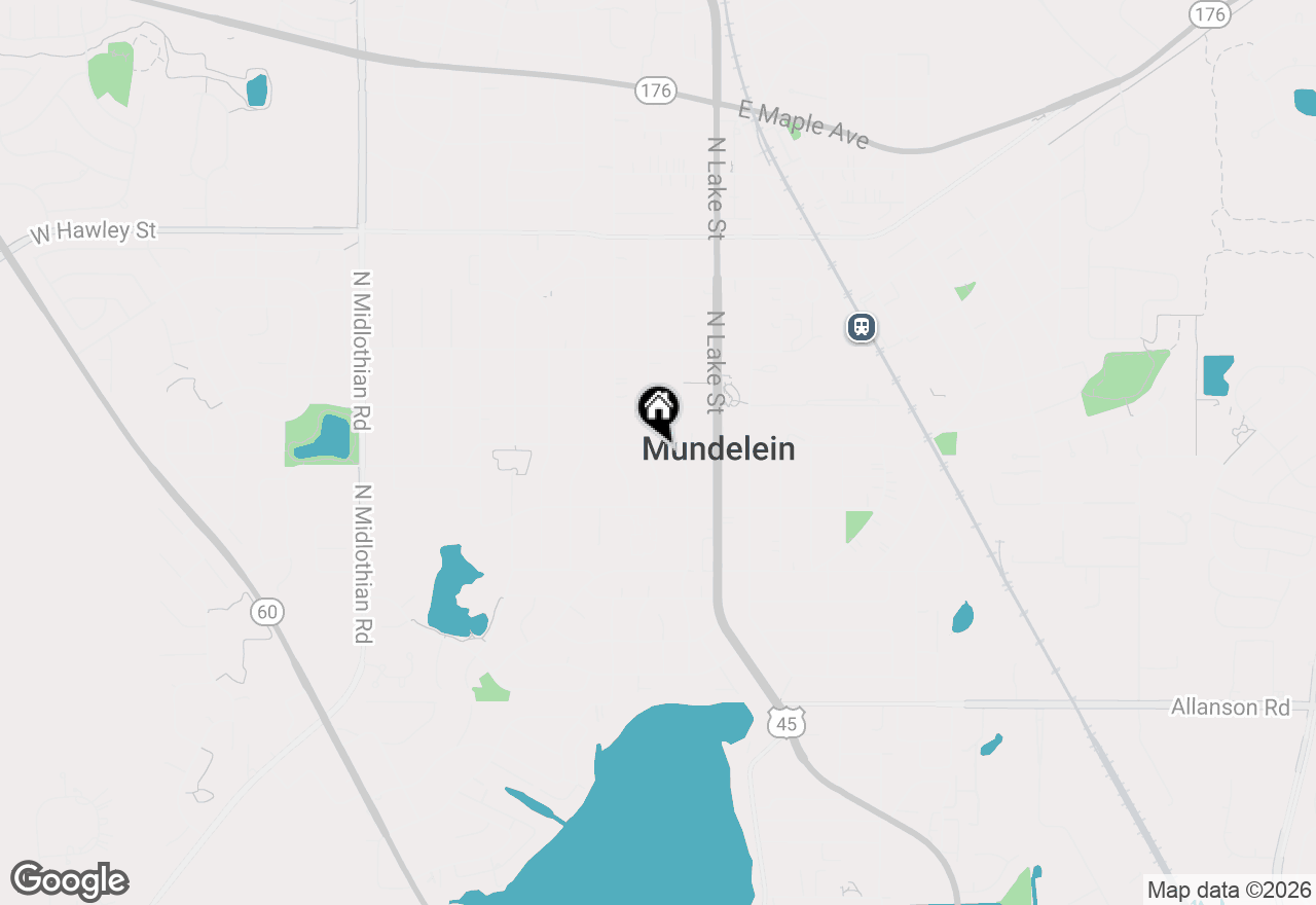 Map of 127 W Courtland Street, Mundelein, IL 60060