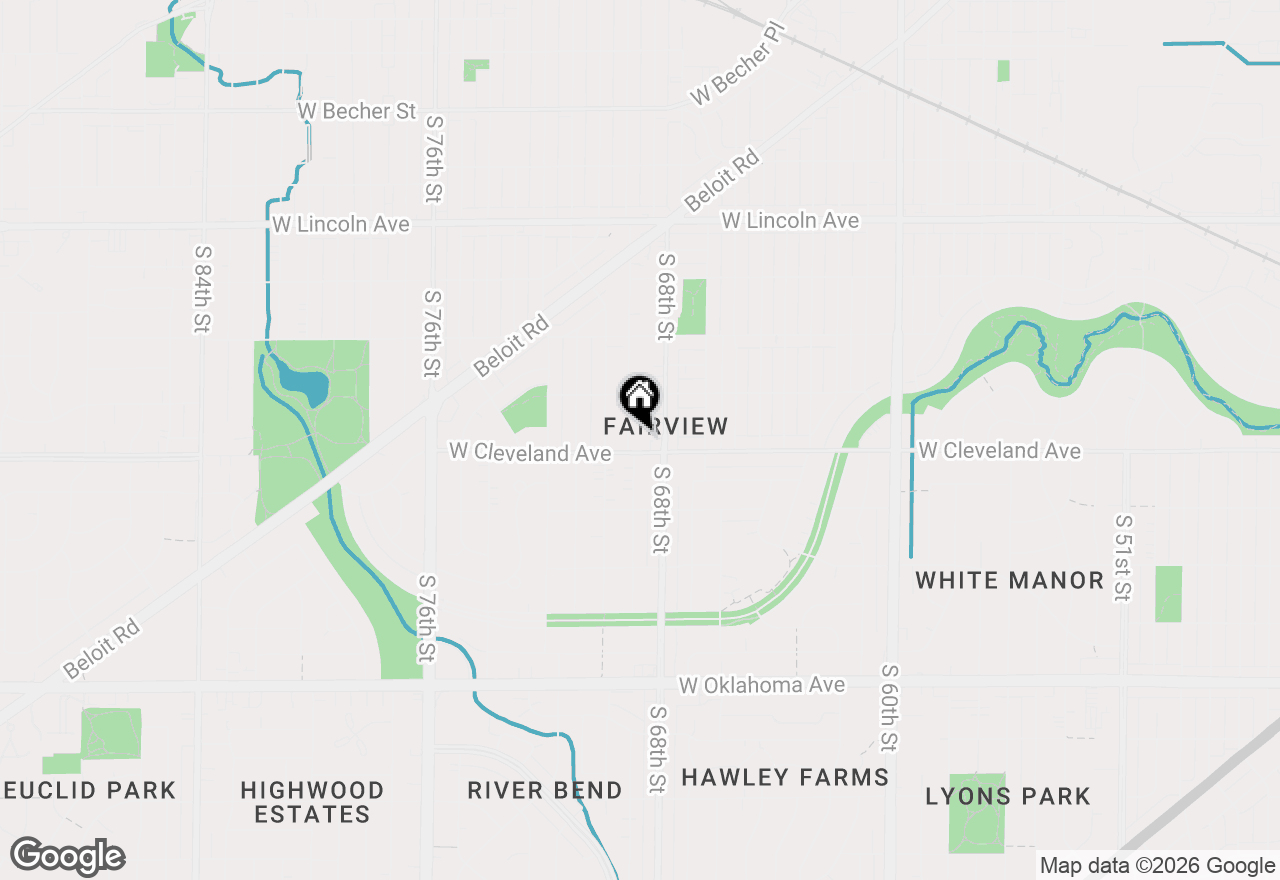 Map of 2662 S 69th St, Milwaukee, WI 53219