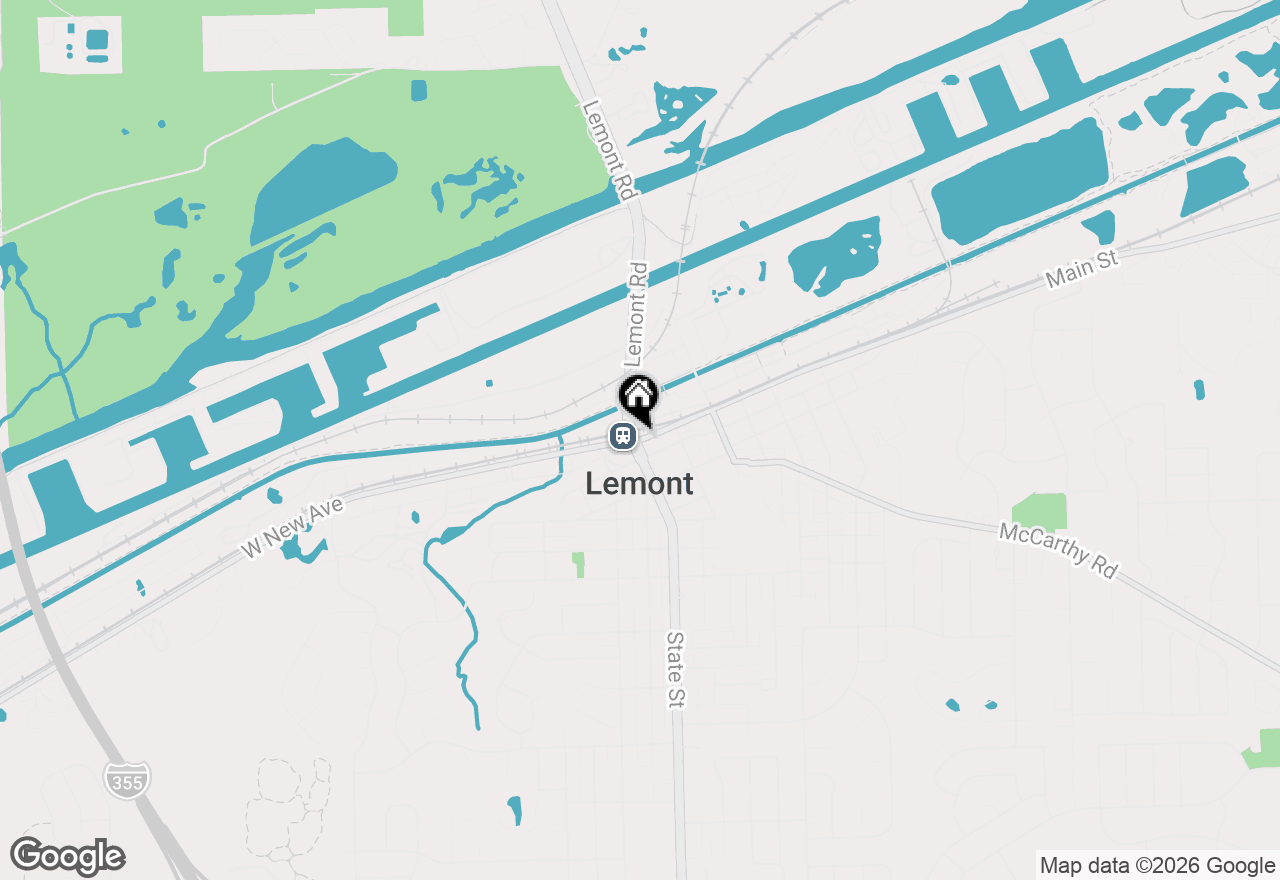 Map of 14277 Lacey Drive, Lemont, IL 60439