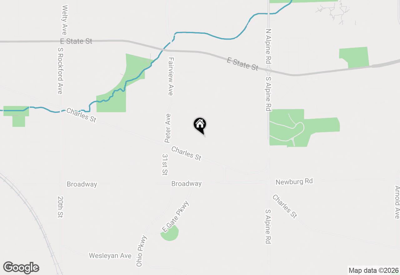 Map of 920 Woodland Drive, Rockford, IL 61108