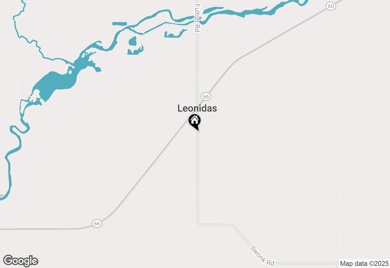 Map of 53560 Fulton Road, Leonidas, MI 49066