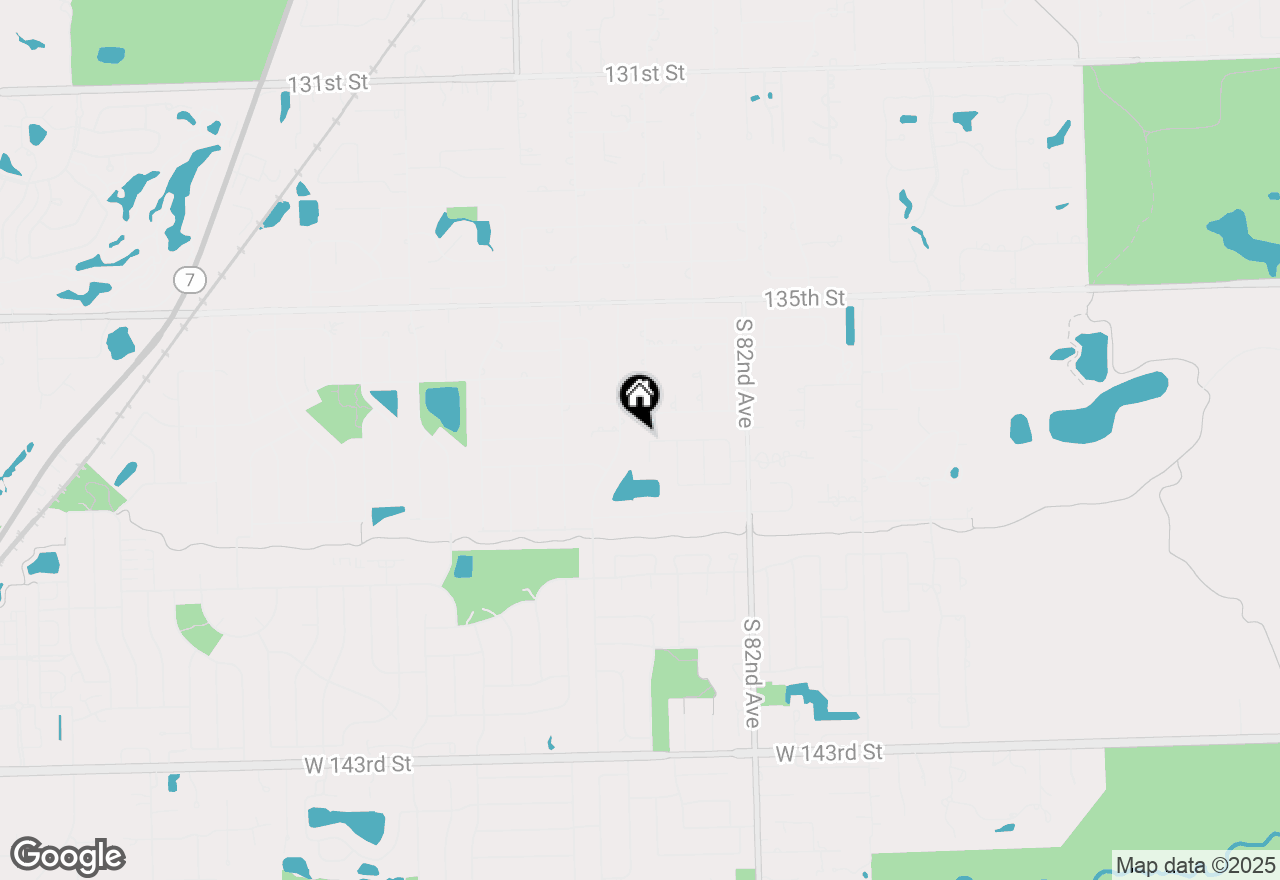 Map of 13648 83rd Court, Orland Park, IL 60462