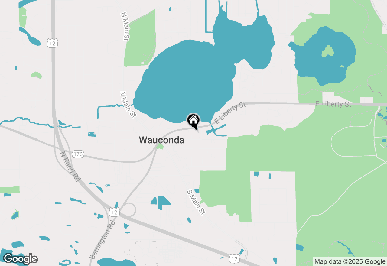 Map of 107 Hammond Avenue, Wauconda, IL 60084