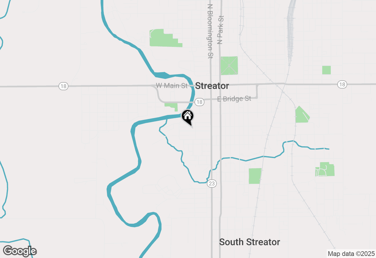 Map of 212 W Washington Street, Streator, IL 61364