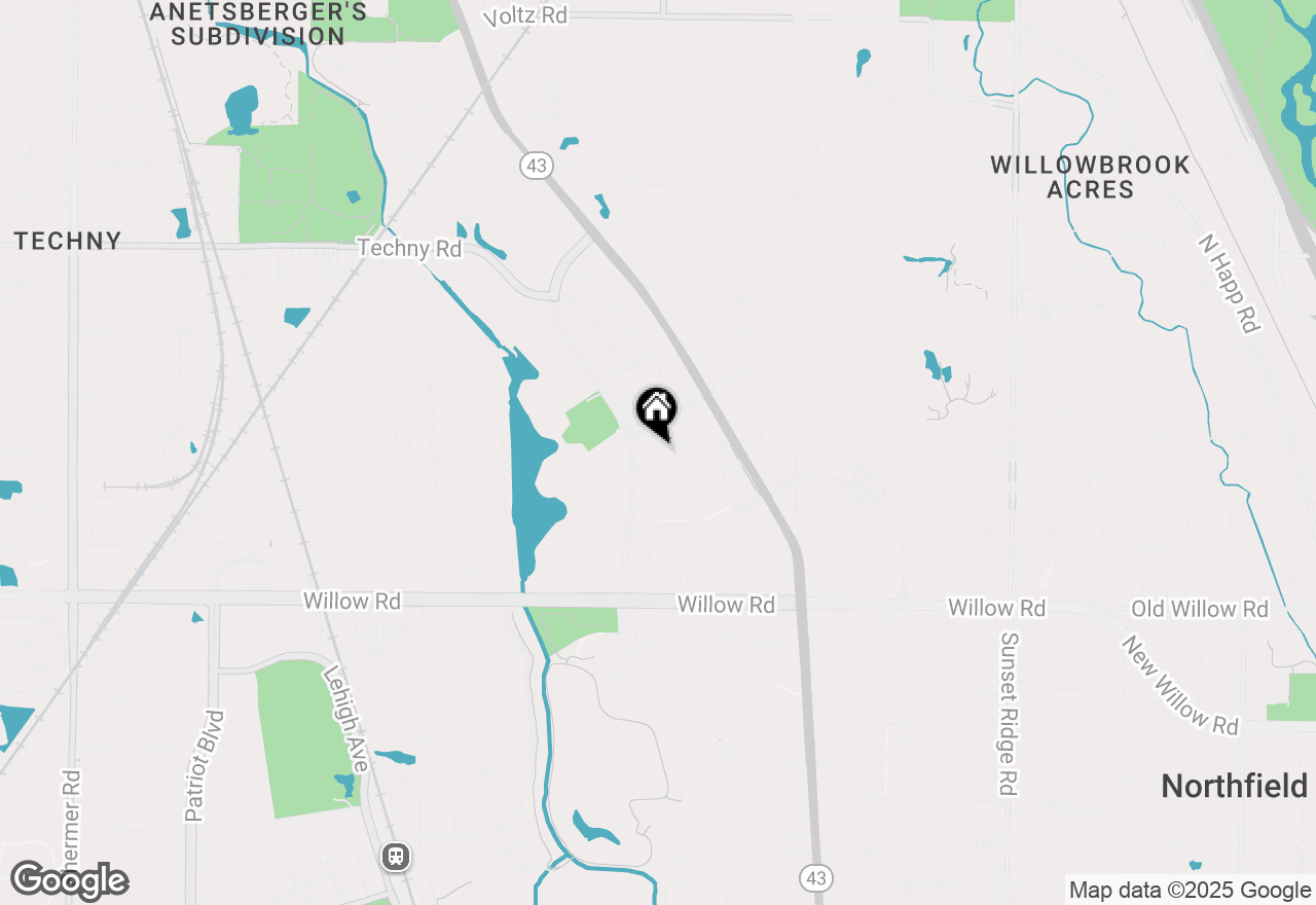 Map of 990 Kensington Drive, Northbrook, IL 60062