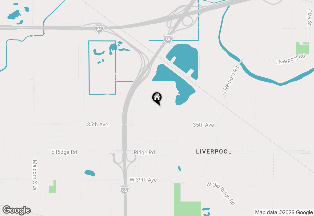 Map of 3390 California Street, Lake Station, IN 46405