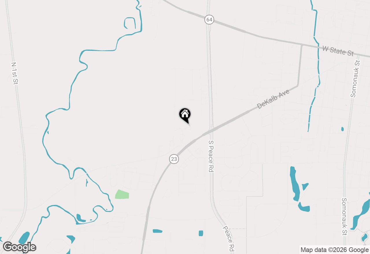 Map of 1755 Brock Circle, Sycamore, IL 60178