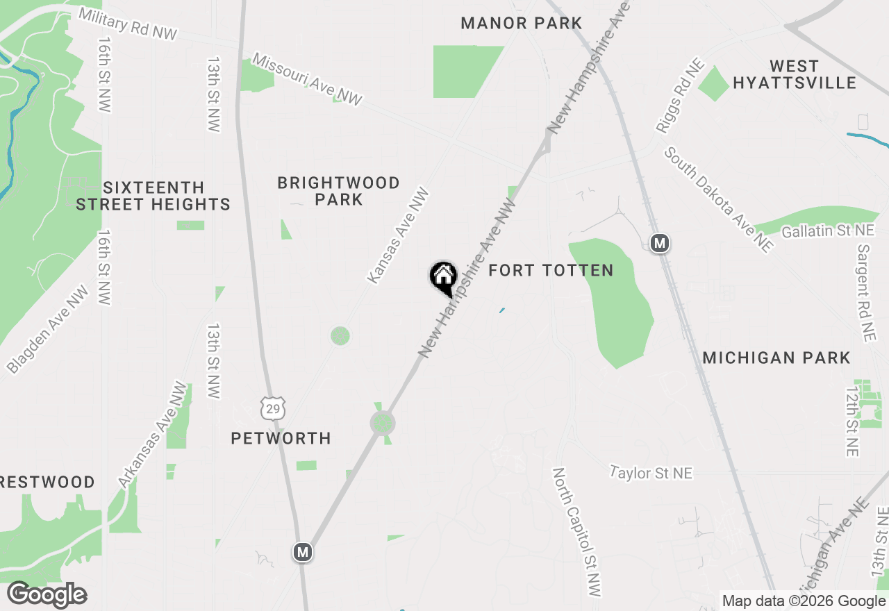 Map of 4801 3rd Street Nw, Washington, DC 20011