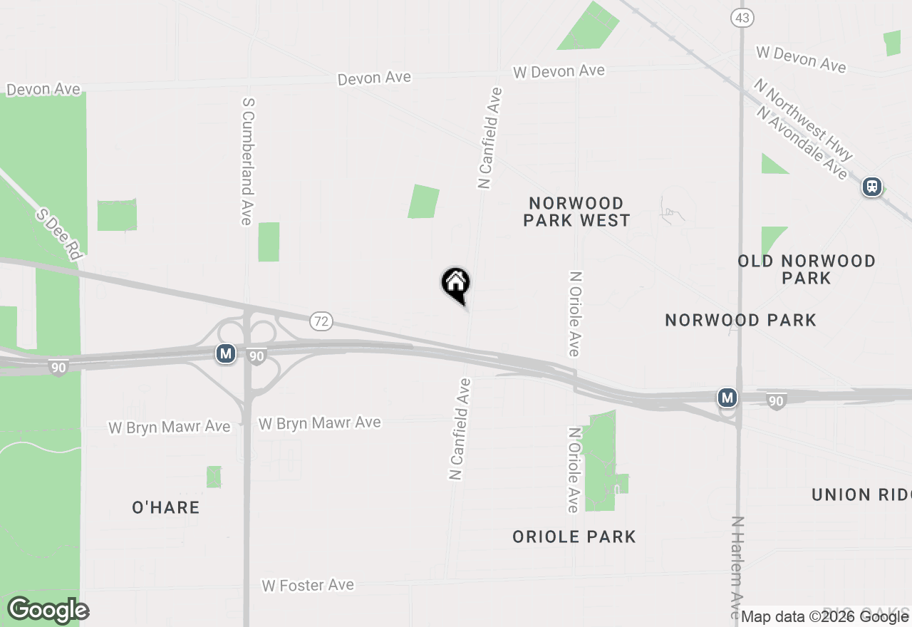 Map of 2003 S Newton Avenue, Park Ridge, IL 60068